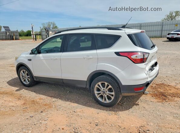 1FMCU9GD9JUC06499 2018 FORD ESCAPE Белый Задняя левая четверть
