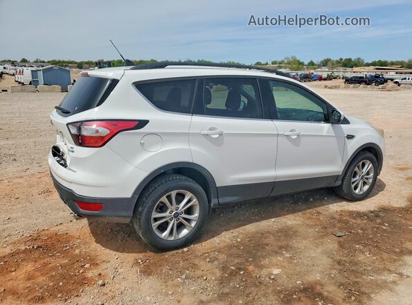 1FMCU9GD9JUC06499 2018 FORD ESCAPE Белый Задняя правая четверть