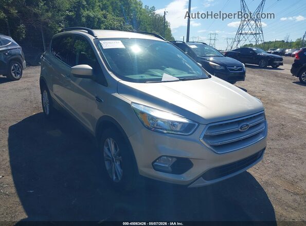 1FMCU9GD9JUC54424 2018 FORD ESCAPE Gold Przód prawy