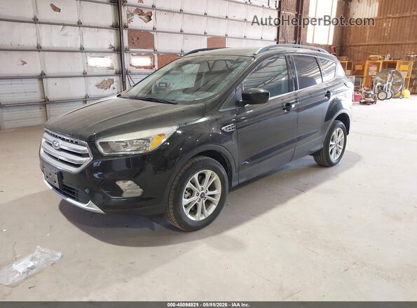 1FMCU9GD9JUD08711 2018 FORD ESCAPE Black Przód lewy