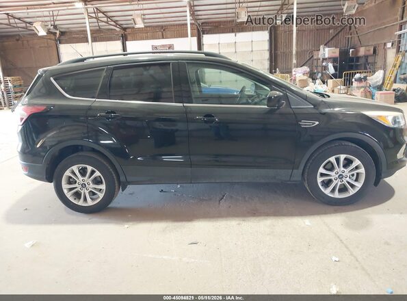 1FMCU9GD9JUD08711 2018 FORD ESCAPE Black Widok wnętrza z tyłu