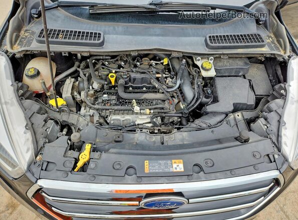 1FMCU9GD9KUB54910 2019 FORD ESCAPE Black Widok komory silnika