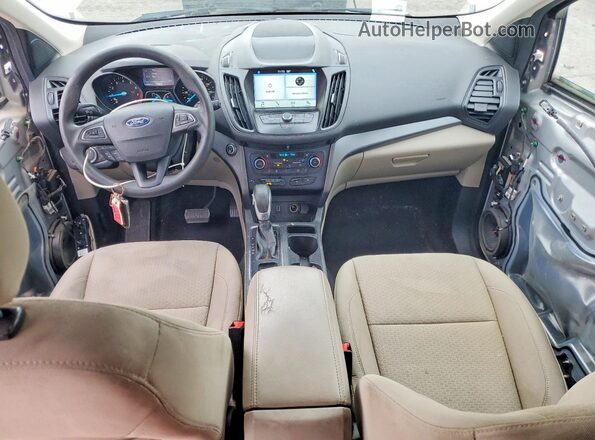 1FMCU9GD9KUB64580 2019 FORD ESCAPE Серебряный Вид панели приборов