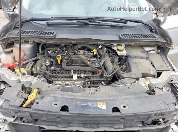 1FMCU9GD9KUB64580 2019 FORD ESCAPE Серебряный Вид подкапотного пространства