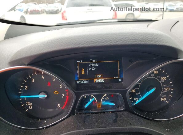 1FMCU9GD9KUB64580 2019 FORD ESCAPE Серебряный Вид щитка приборов