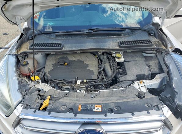 1FMCU9GDXHUE31346 2017 FORD ESCAPE White Widok komory silnika