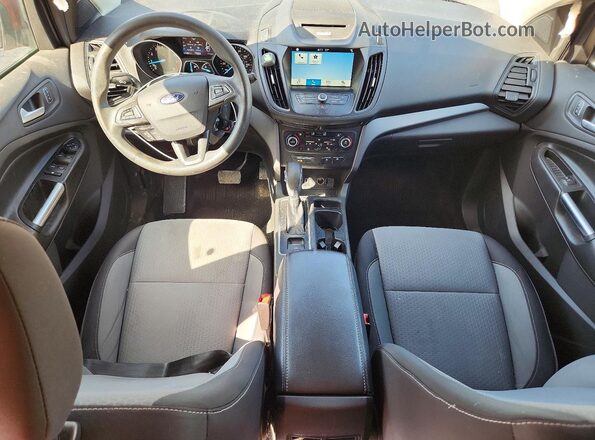 1FMCU9GDXJUA09227 2018 FORD ESCAPE Бордовый Вид панели приборов