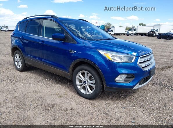 1FMCU9GDXJUD31172 2018 FORD ESCAPE Blue Delantero derecho