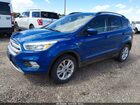 2018 Ford Escape Se Blue vin: 1FMCU9GDXJUD31172