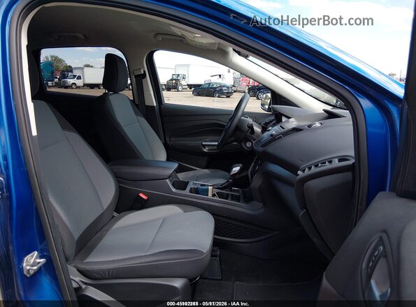 1FMCU9GDXJUD31172 2018 FORD ESCAPE Blue Vista interior delantera