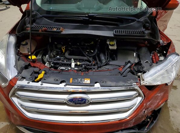 1FMCU9GDXKUC23958 2019 FORD ESCAPE Orange Вид підкапотного простору