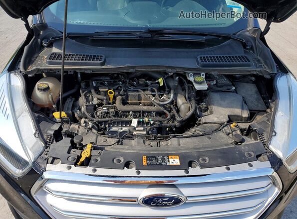 1FMCU9GDXKUC49072 2019 FORD ESCAPE Black Widok komory silnika