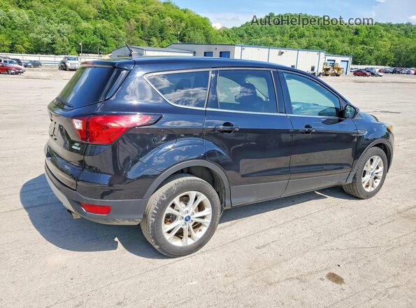 1FMCU9GDXKUC49072 2019 FORD ESCAPE Black Tył prawy