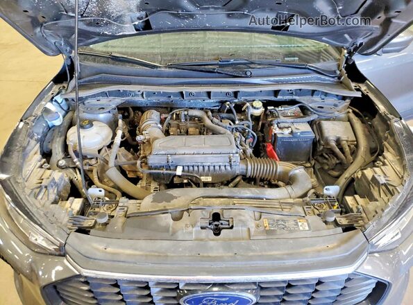 1FMCU9GN4PUB44138 2023 FORD ESCAPE Серый Вид подкапотного пространства
