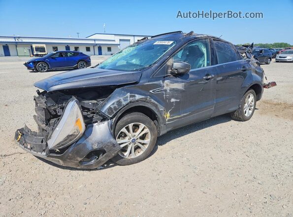 1FMCU9HD0JUA06237 2018 FORD ESCAPE Gray Przód lewy