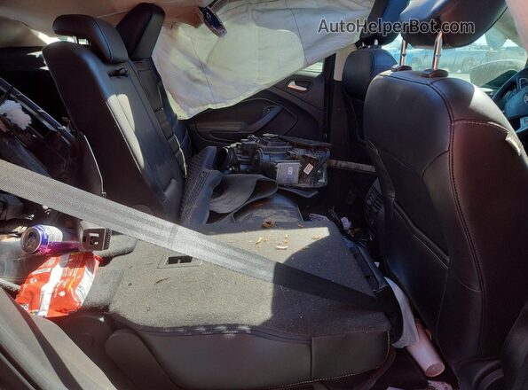 1FMCU9HD0JUA06237 2018 FORD ESCAPE Gray Widok tylnych siedzeń