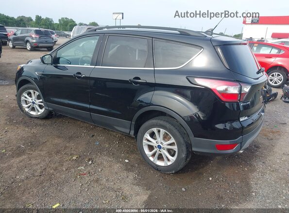 1FMCU9HD0JUC02100 2018 FORD ESCAPE Черный Задняя левая четверть