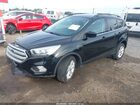 2018 Ford Escape Sel Черный vin: 1FMCU9HD0JUC02100