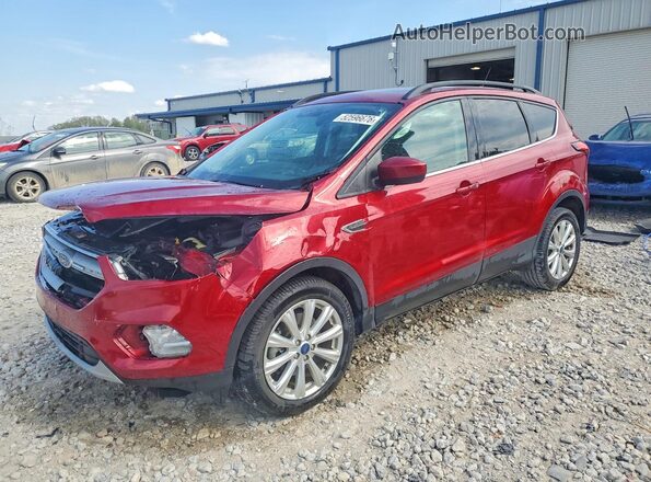 1FMCU9HD1KUB25674 2019 FORD ESCAPE Burgundy Przód lewy