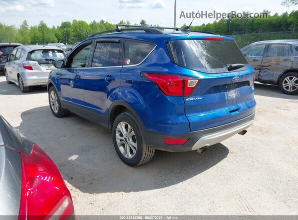 1FMCU9HD8KUB90795 2019 FORD ESCAPE Синий Задняя левая четверть