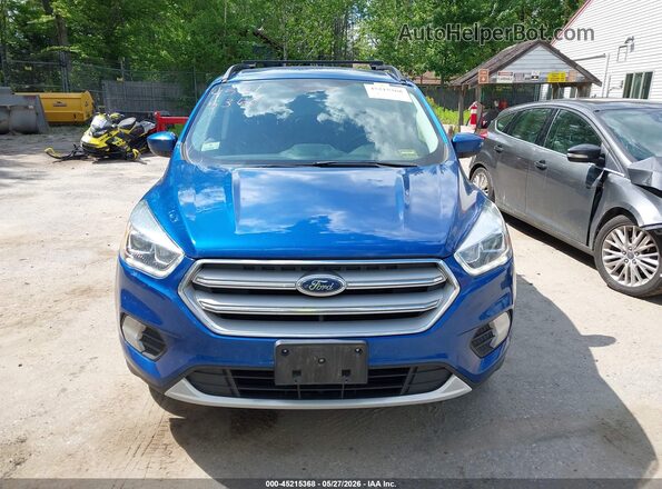 1FMCU9HD8KUB90795 2019 FORD ESCAPE Синий Вид щитка приборов
