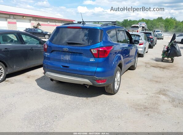 1FMCU9HD8KUB90795 2019 FORD ESCAPE Синий Задняя правая четверть
