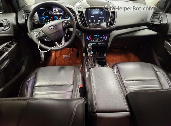 1FMCU9HD9KUB22313 2019 FORD ESCAPE Красный Вид панели приборов