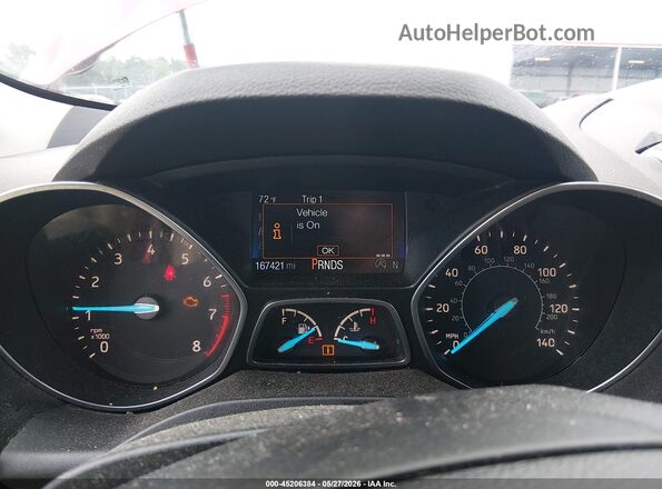 1FMCU9HDXJUB67095 2018 FORD ESCAPE Red Widok tylnych siedzeń