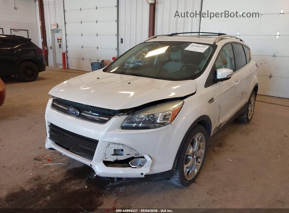 1FMCU9J92GUB35529 2016 FORD ESCAPE Белый Передняя левая четверть