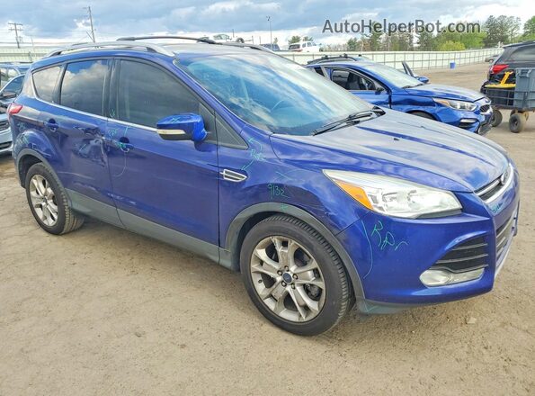 1FMCU9J93GUB50377 2016 FORD ESCAPE Blue Delantero derecho