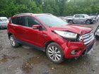 2017 Ford Escape Titanium Red vin: 1FMCU9J93HUB84692