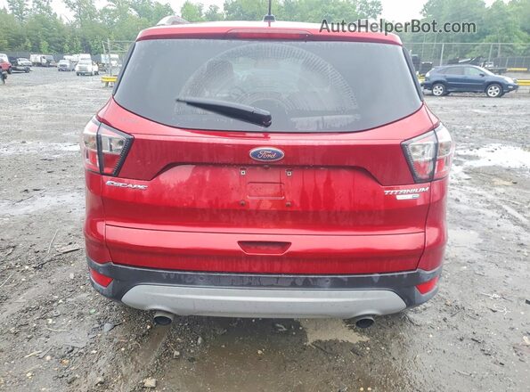 1FMCU9J93HUB84692 2017 FORD ESCAPE Red Widok z tyłu