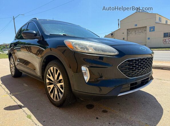 1FMCU9J94LUB02462 2020 FORD ESCAPE Black Vista tres cuartos delantera izquierda