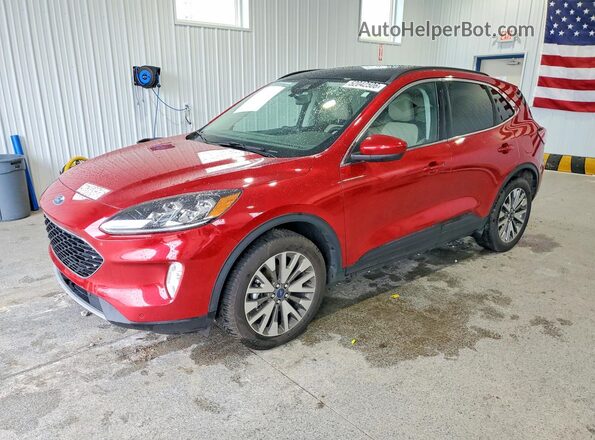 1FMCU9J94NUB94160 2022 FORD ESCAPE Red Przód lewy