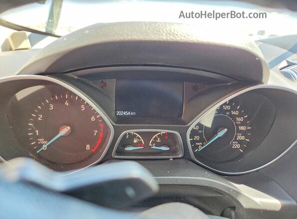 1FMCU9J95HUD87597 2017 FORD ESCAPE Black Widok zestawu wskaźników