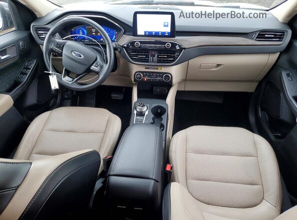 1FMCU9J96LUA30941 2020 FORD ESCAPE Gray Vista del salpicadero