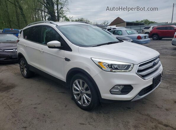 1FMCU9J97HUB48374 2017 FORD ESCAPE Белый Передняя правая четверть