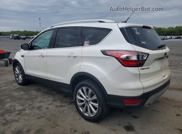 1FMCU9J97HUB48374 2017 FORD ESCAPE Белый Задняя левая четверть