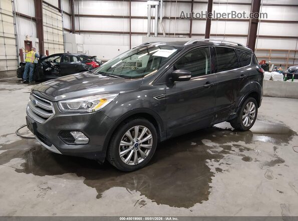1FMCU9J98HUD41682 2017 FORD ESCAPE Black Przód lewy