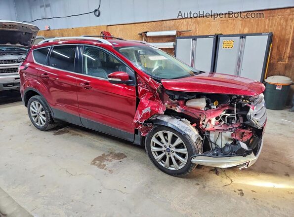 1FMCU9J98HUD50009 2017 FORD ESCAPE Red Przód prawy