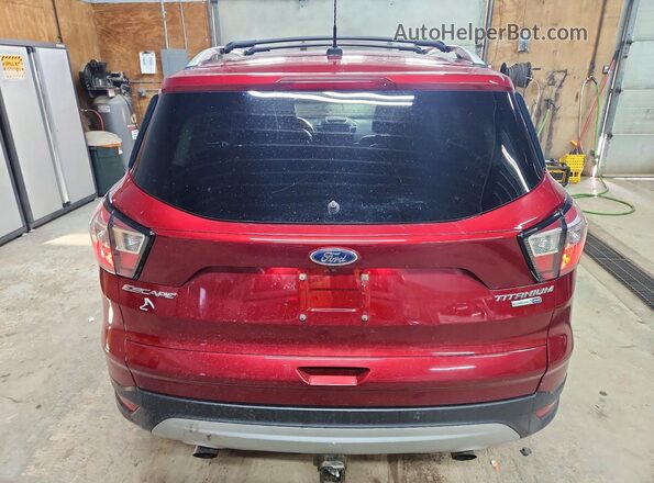 1FMCU9J98HUD50009 2017 FORD ESCAPE Red Widok z tyłu