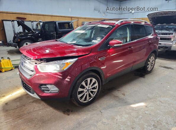 1FMCU9J98HUD50009 2017 FORD ESCAPE Red Przód lewy