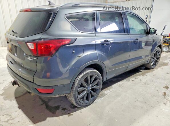 1FMCU9J98KUB89278 2019 FORD ESCAPE Серый Задняя правая четверть