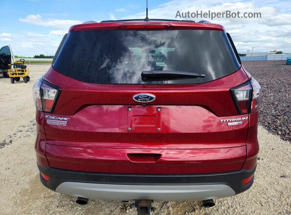 1FMCU9J99HUE95768 2017 FORD ESCAPE Red Вид ззаду