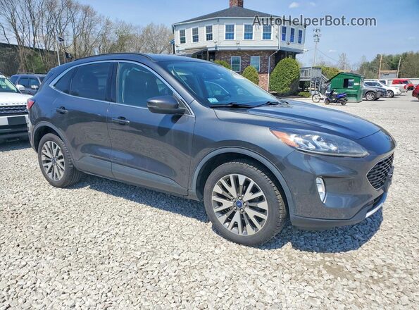 1FMCU9J99LUB16504 2020 FORD ESCAPE Gray Przód prawy