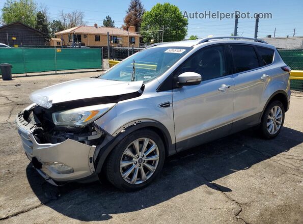 1FMCU9J9XHUD96313 2017 FORD ESCAPE Серебряный Передняя левая четверть