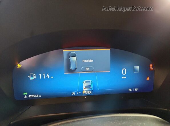 1FMCU9JA0PUB39654 2023 FORD ESCAPE Blue Widok zestawu wskaźników