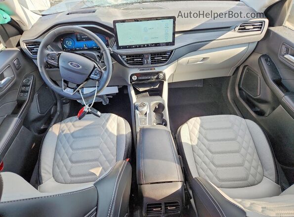 1FMCU9JA6RUB41797 2024 FORD ESCAPE Blue Вид панелі приладів