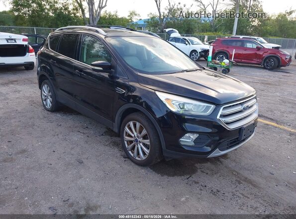 1FMCU9JD0HUB22378 2017 FORD ESCAPE Черный Передняя правая четверть