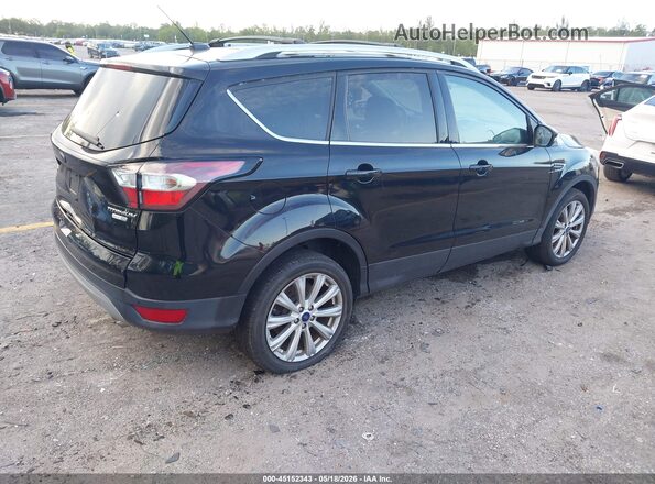 1FMCU9JD0HUB22378 2017 FORD ESCAPE Черный Задняя правая четверть